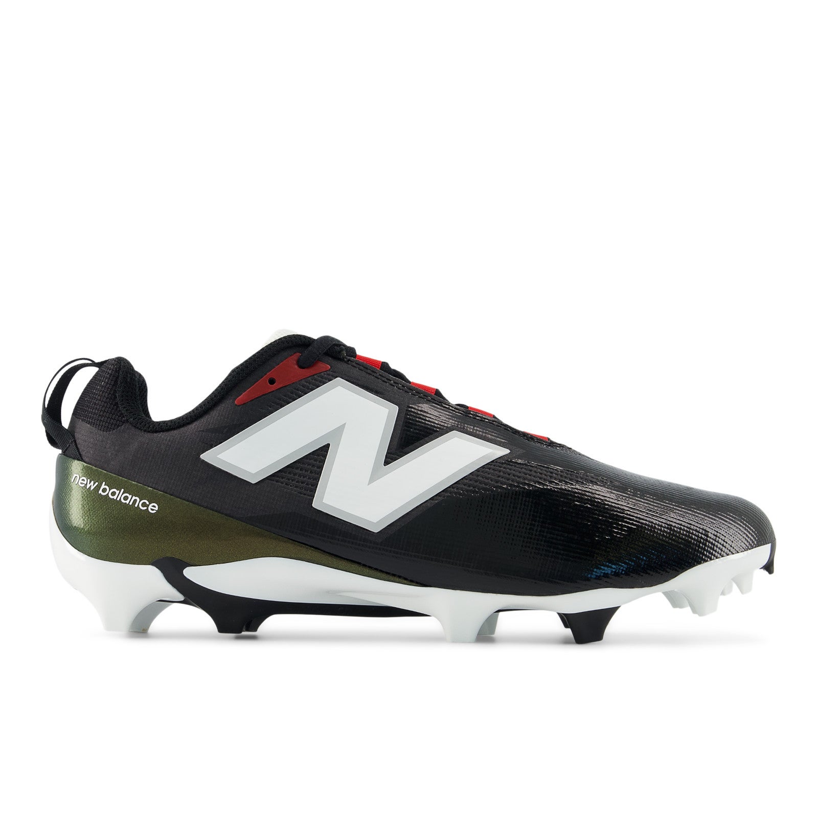 New Balance Burn x5 Lacrosse Cleats - Black | 313 Lacrosse Store