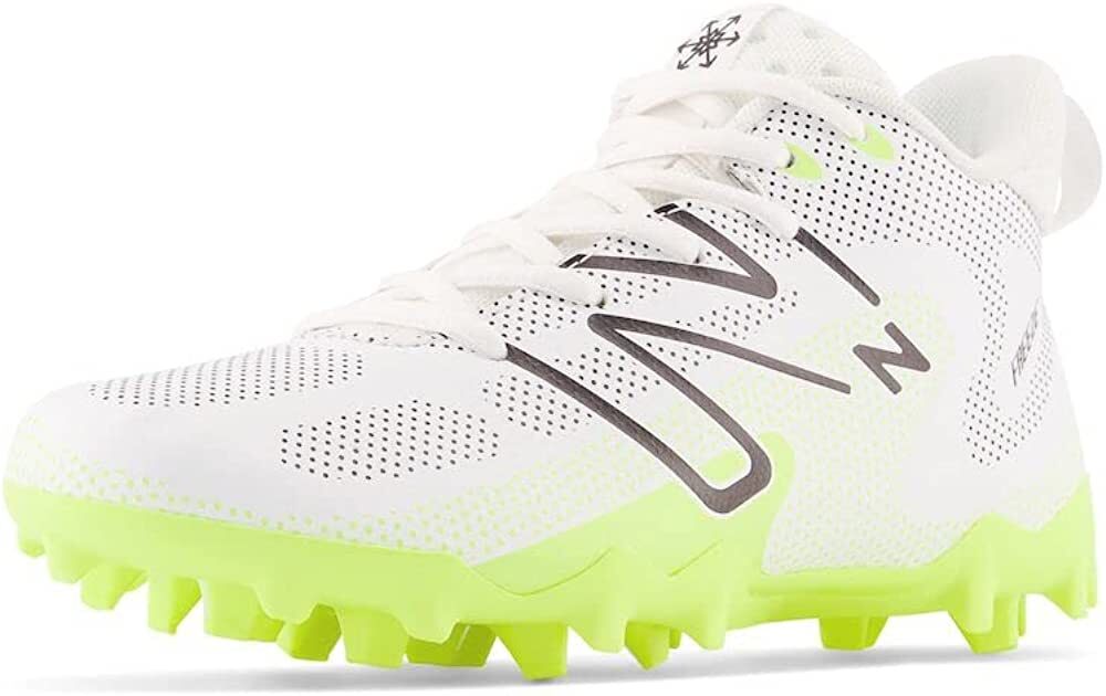 New Balance Freeze V4 Jr White Lacrosse Cleats